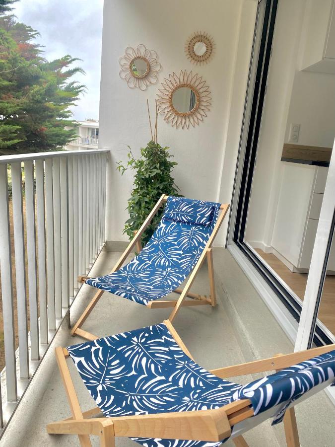 Appartement Residence Le Goulvars-Plage Du Goviro Куиберон Екстериор снимка